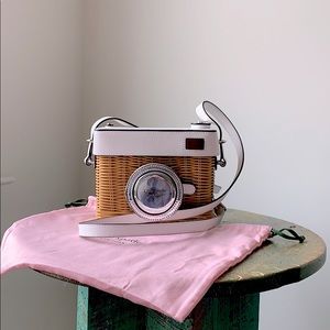 Brand new Kate Spade Wicker Camera Bag